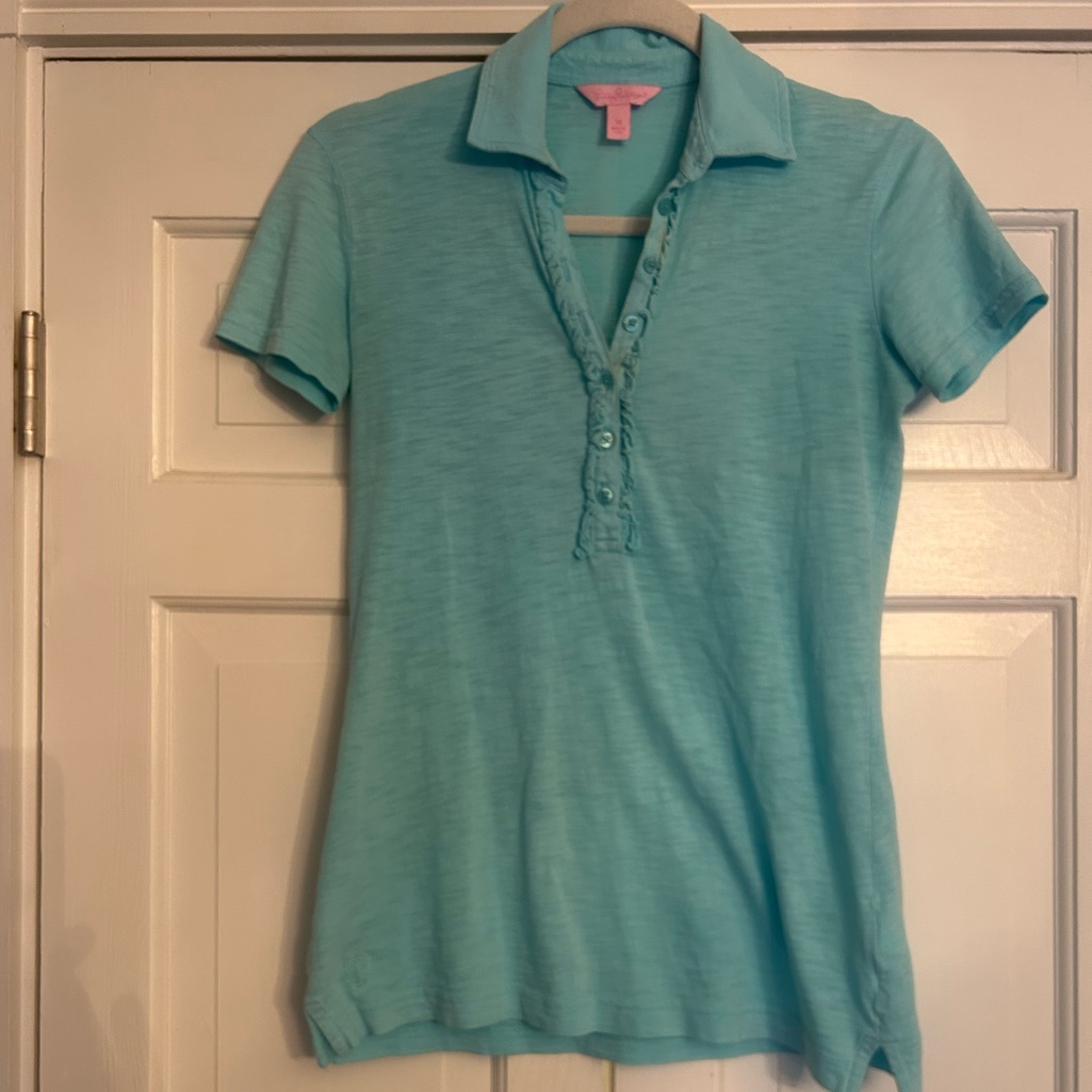 Lilly Pulitzer Light Blue Button Down Shirt